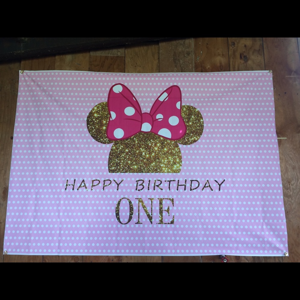 Minnie Mouse backdrop/ poster